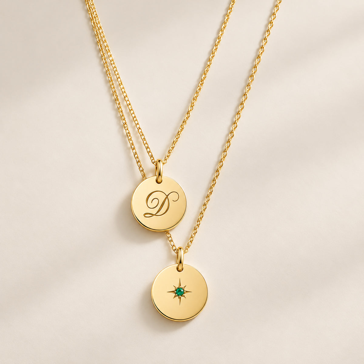 Sentiments Script and Stone Pendants