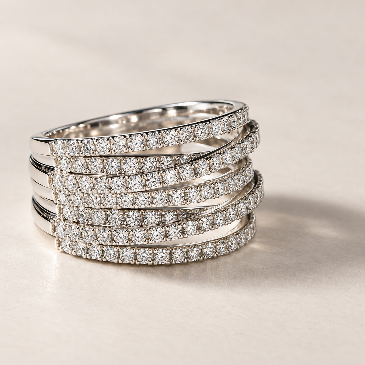 Ribbons Band Ring