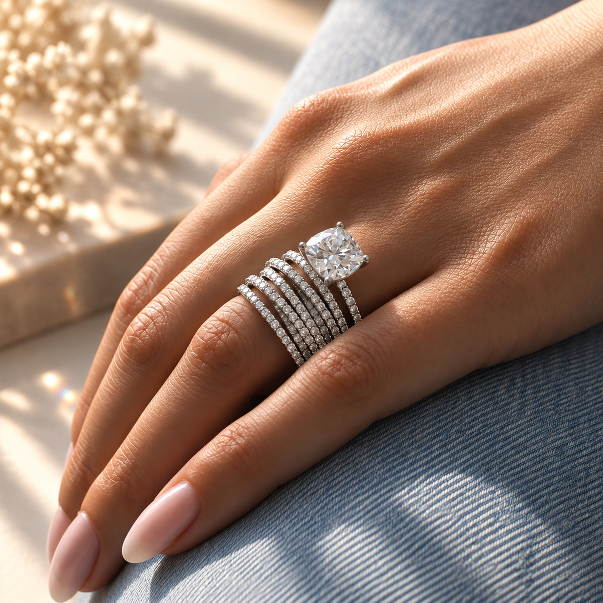 Ribbons Band Ring