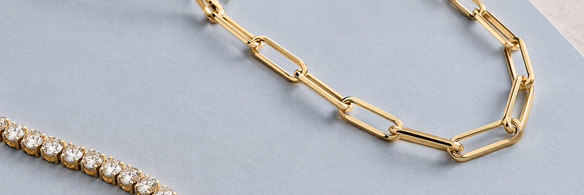 Paperclip Link Necklace