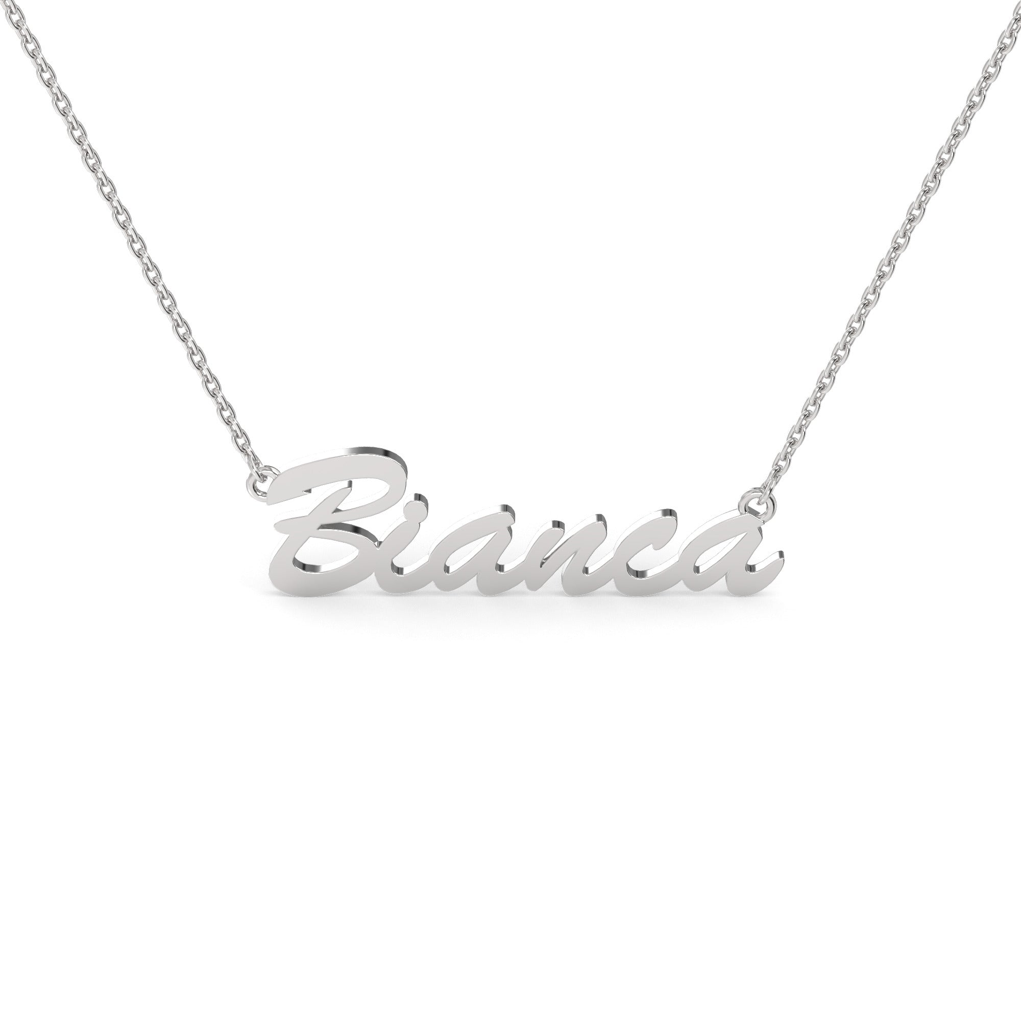 Chic Signature Nameplate Necklace - Ex Aurum Jewellers