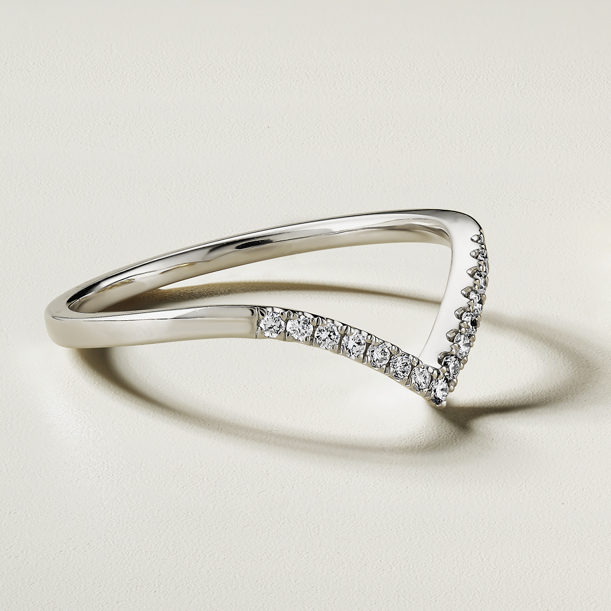 Diamond Chevron Band - Ex Aurum Jewellers