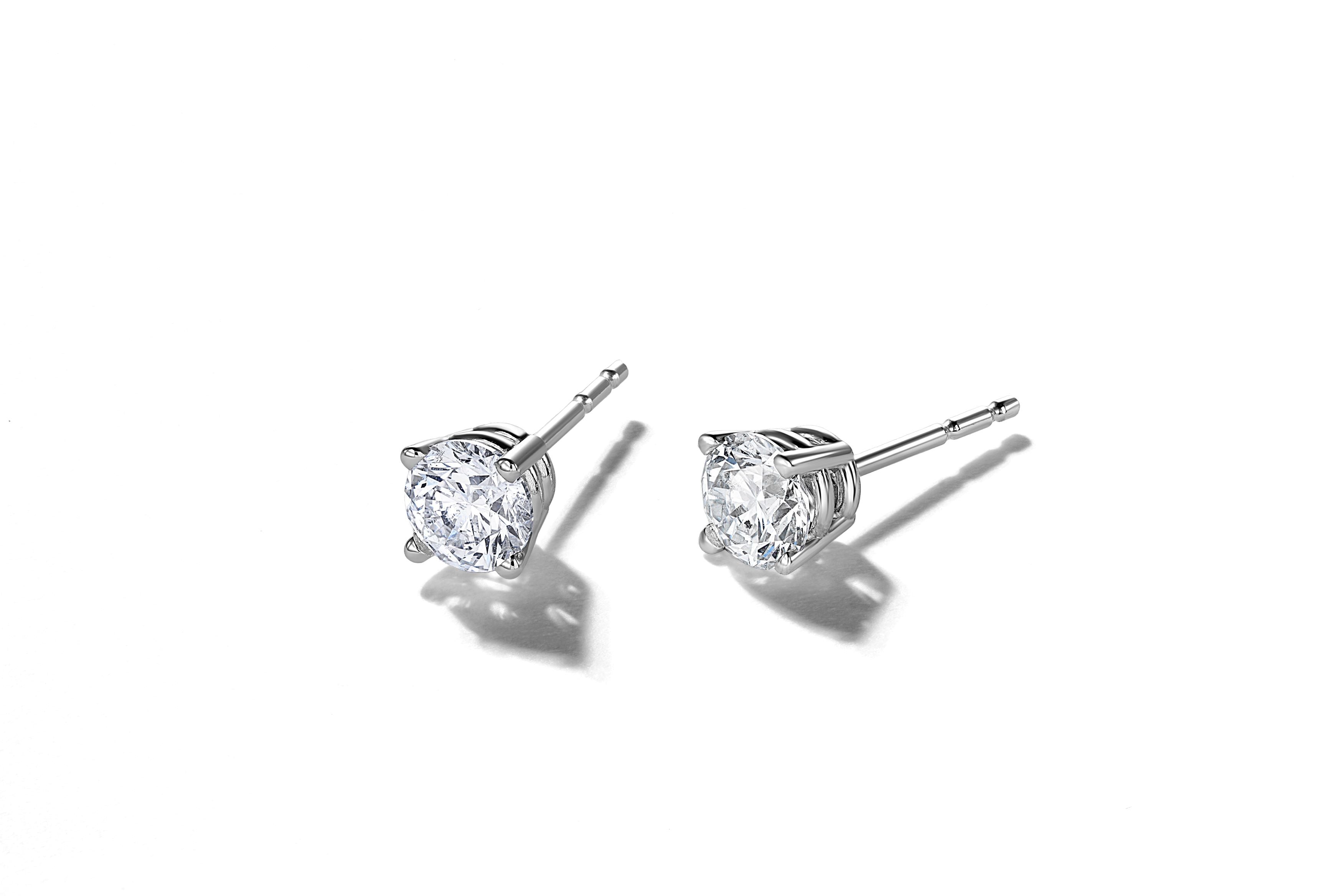 Glow Brilliant Diamond Studs - Ex Aurum Jewellers
