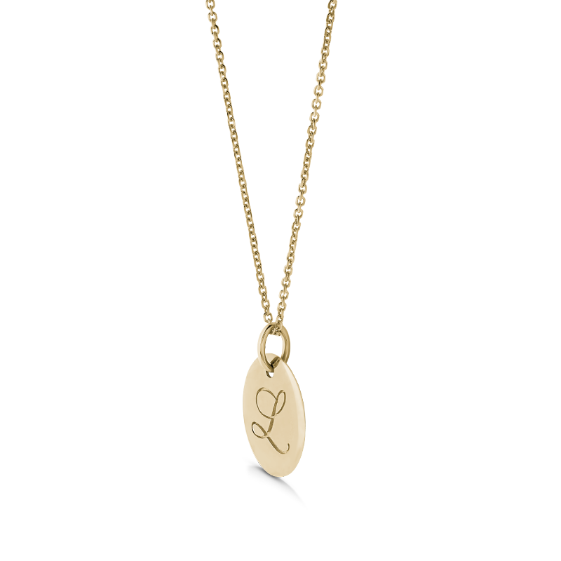 Sentiments Script and Stone Pendants - Ex Aurum Jewellers