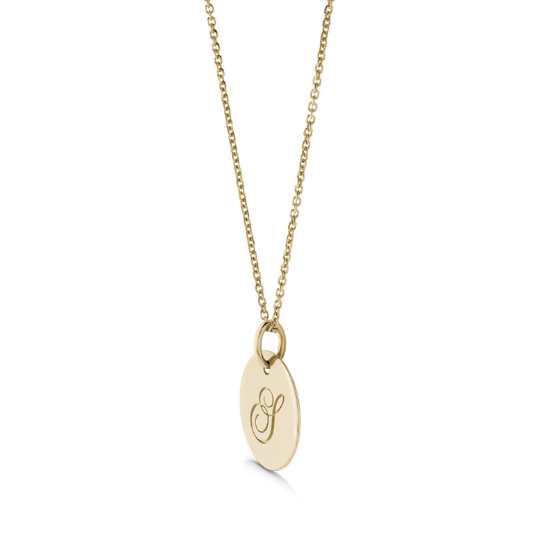 Sentiments Script and Stone Pendants - Ex Aurum Jewellers