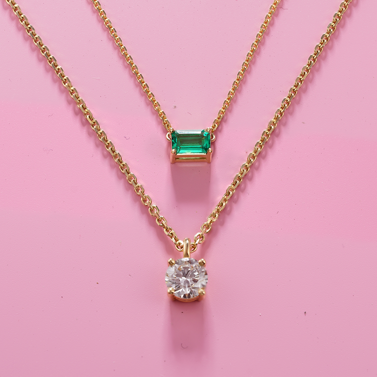 The Emerald Eternal Necklace - Ex Aurum Jewellers