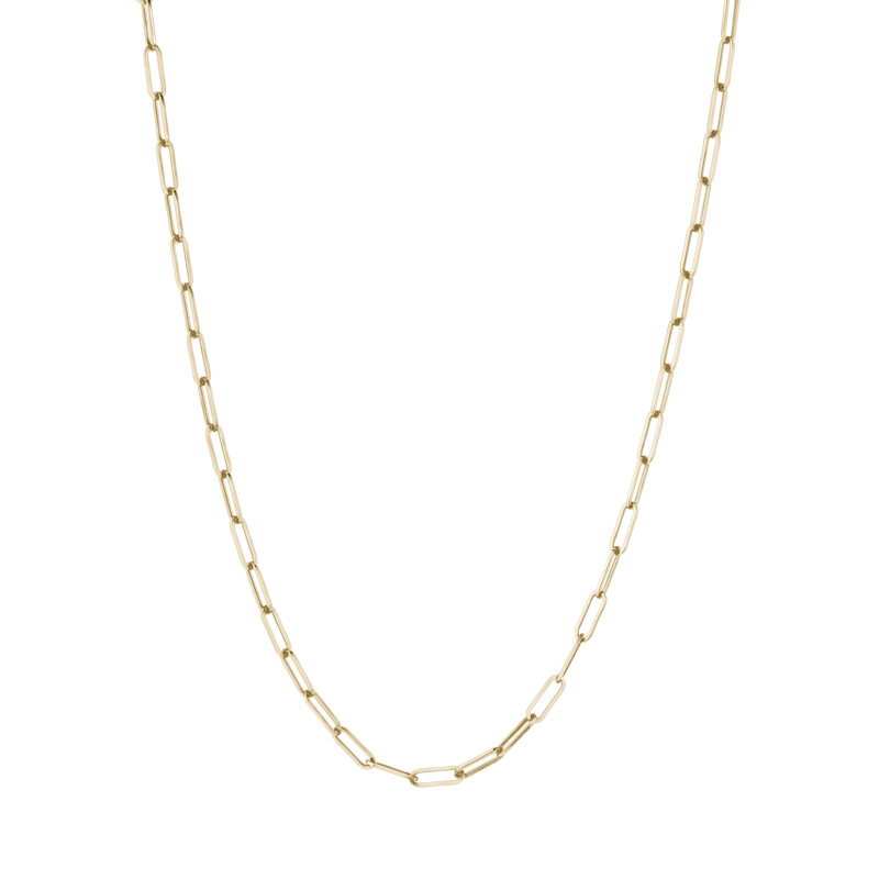 Fine Paperclip Necklace - Ex Aurum Jewellers