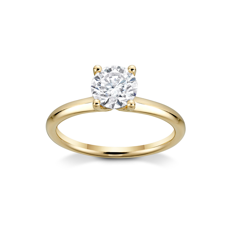 Contours Diamond Solitaire - Ex Aurum Jewellers