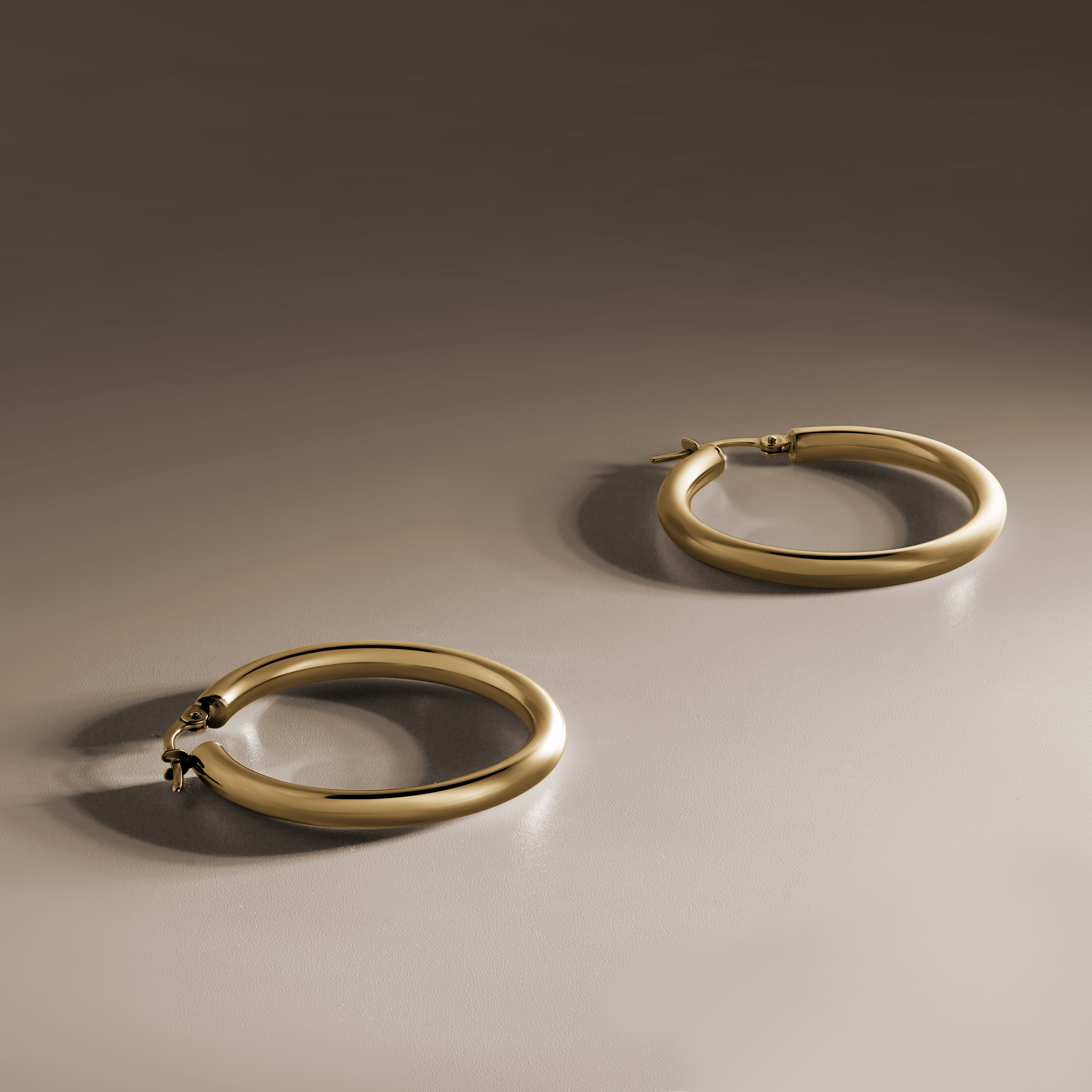 Good Gold Hoops - Ex Aurum Jewellers