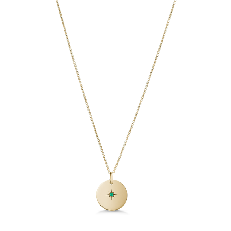 Sentiments Script and Stone Pendants - Ex Aurum Jewellers
