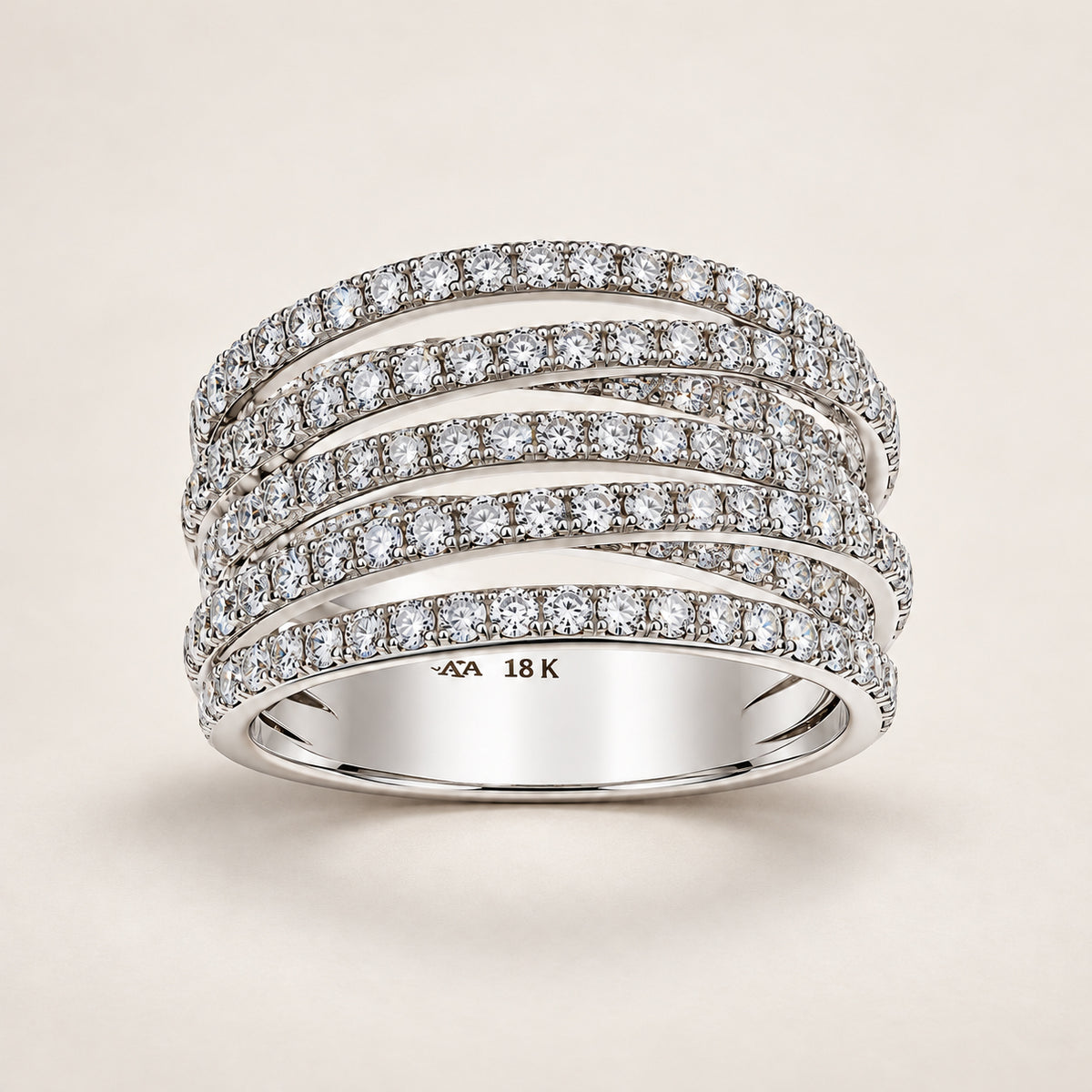 Ribbons Band Ring