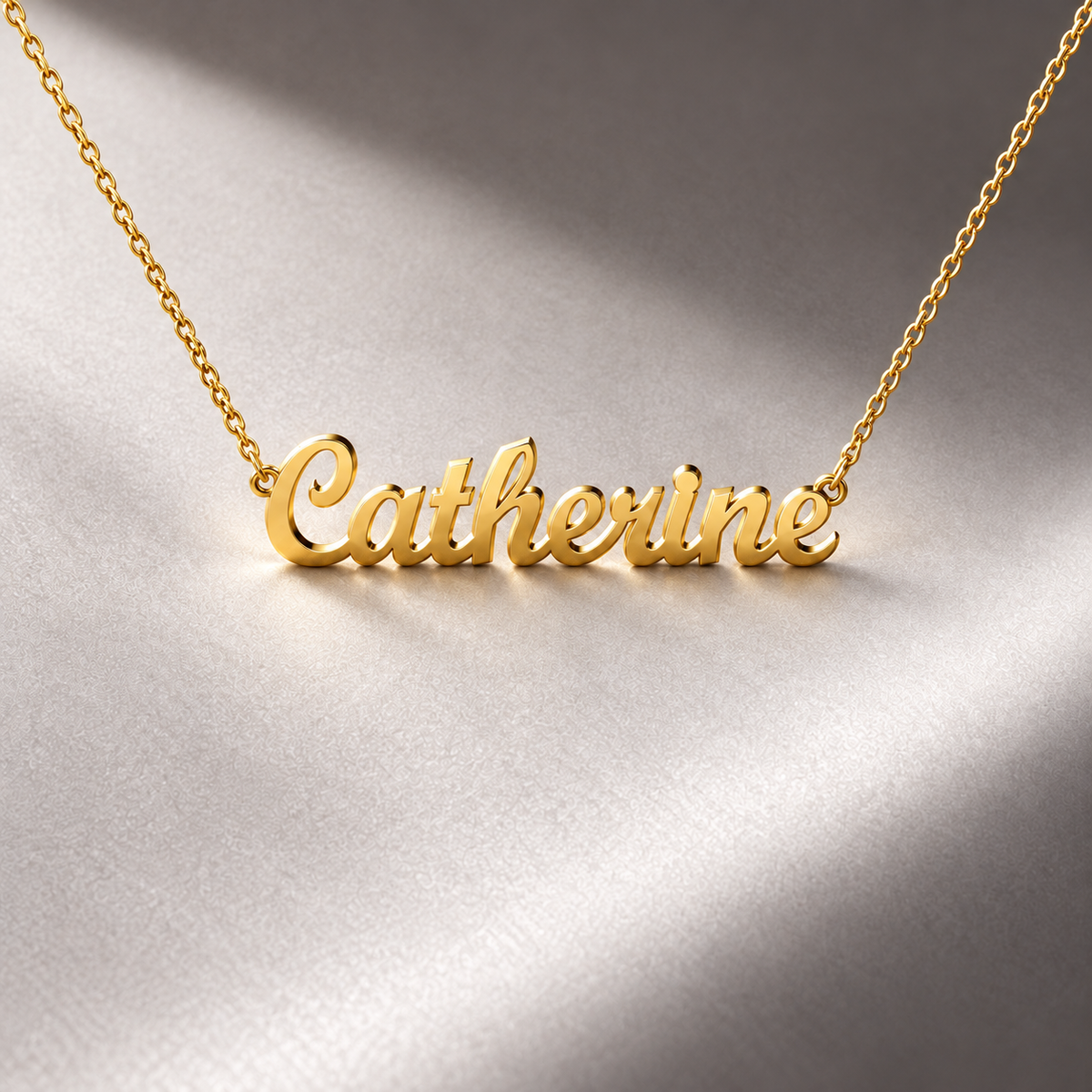 Chic Signature Nameplate Necklace