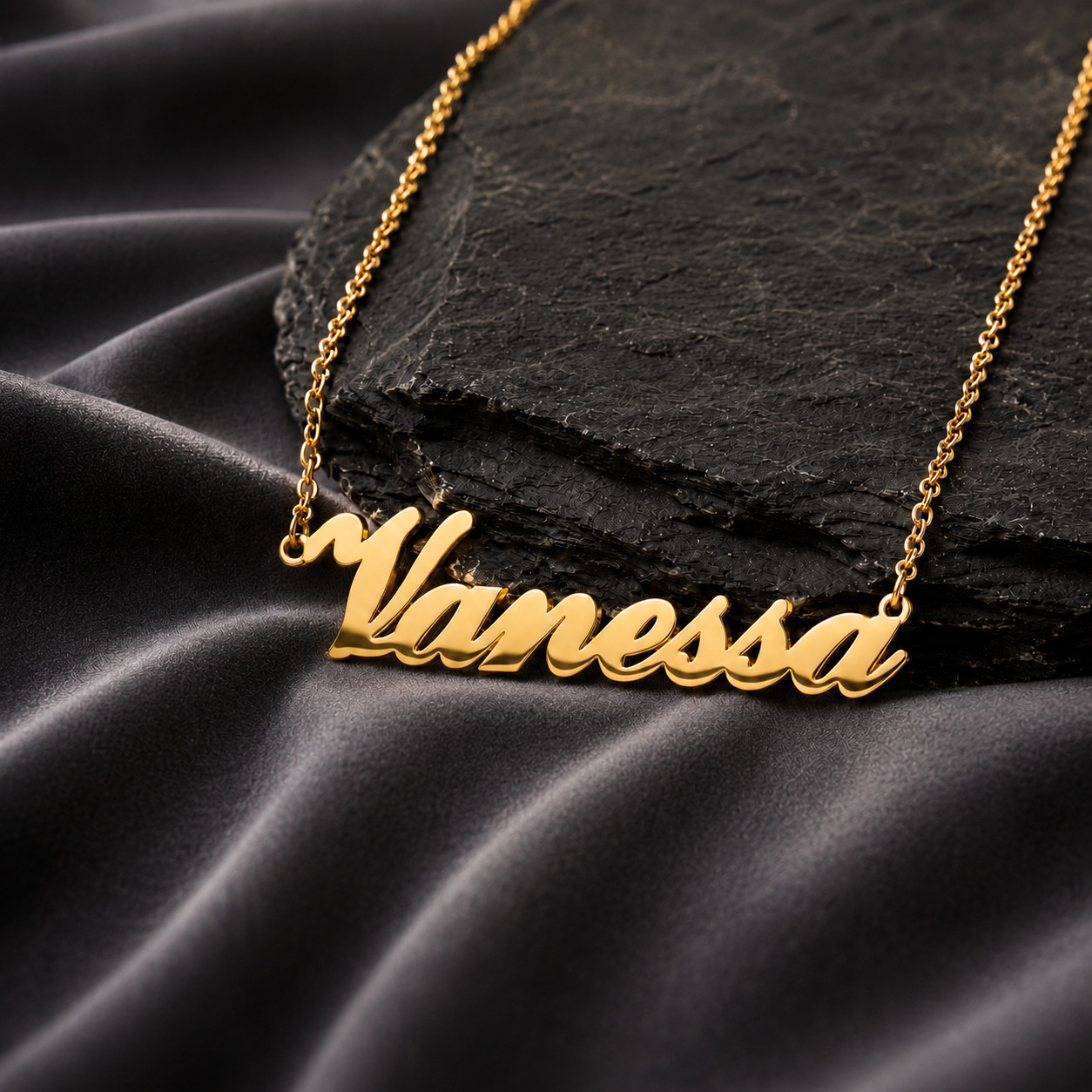 Chic Signature Nameplate Necklace