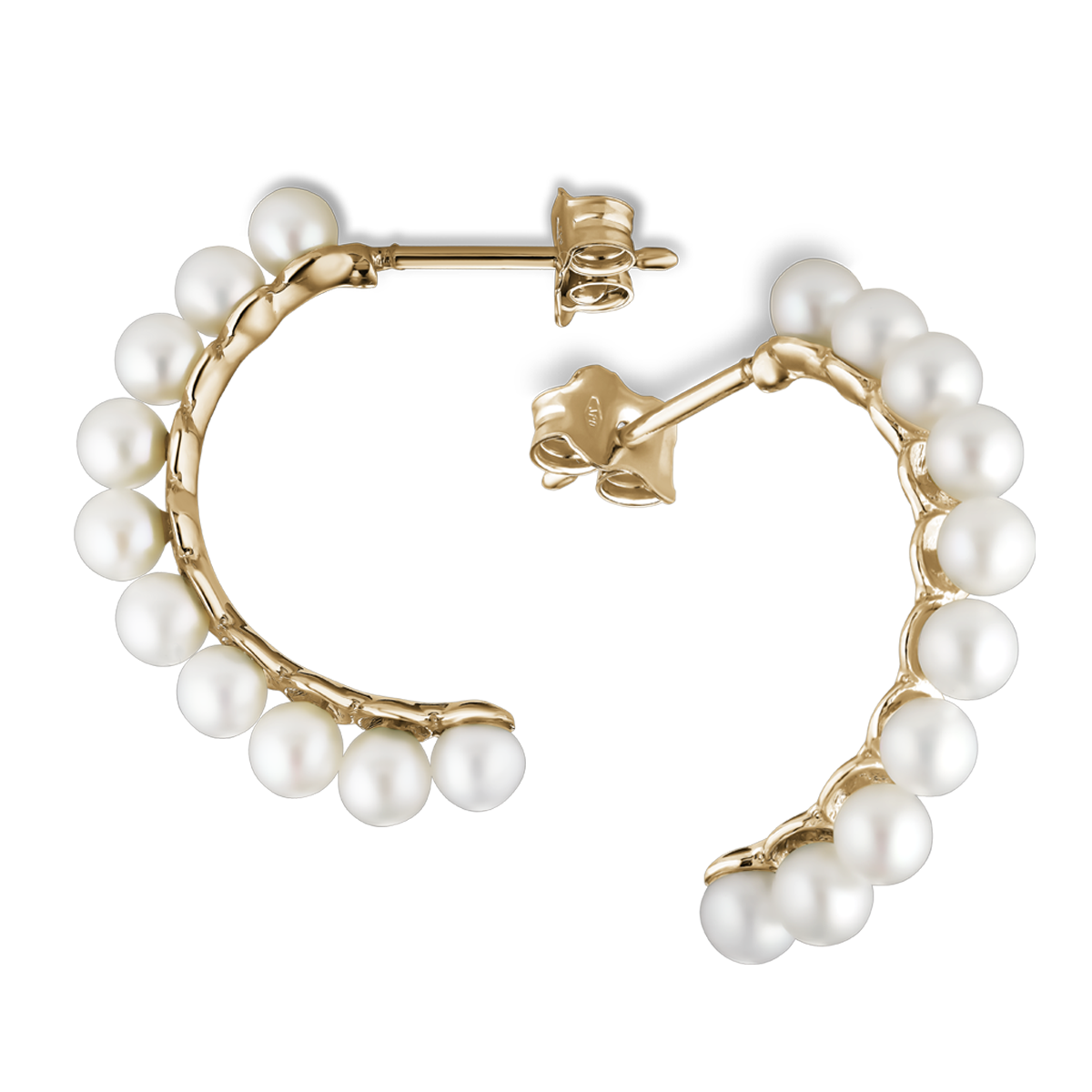 Pearlette Demi Hoop - Ex Aurum Jewellers